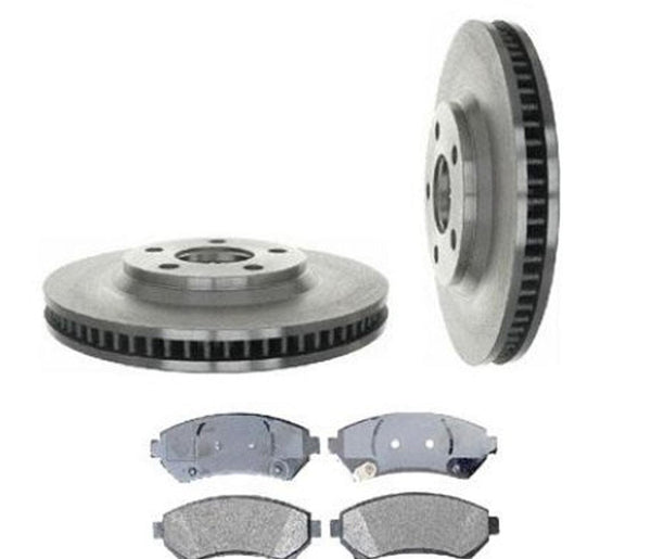 Fits 2000-2004 Chevrolet Monte Carlo Disc Brake Rotors & Ceramic Pads Front