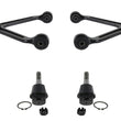 Front Upper Control Arms & Lower Ball Joints Fits 02-05 Dodge Ram 1500