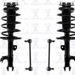 Front Complete Coil Spring Struts & Links Fits Lexus ES300H ES350 2013-2018