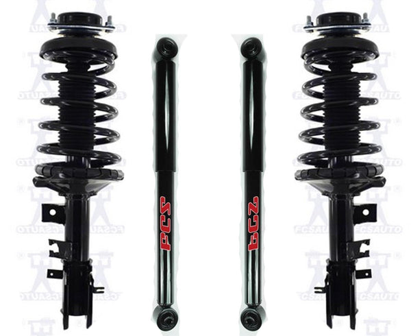 Front Complete Coil Spring Struts for 1996 1997 Nissan Pathfinder 4pc Kit