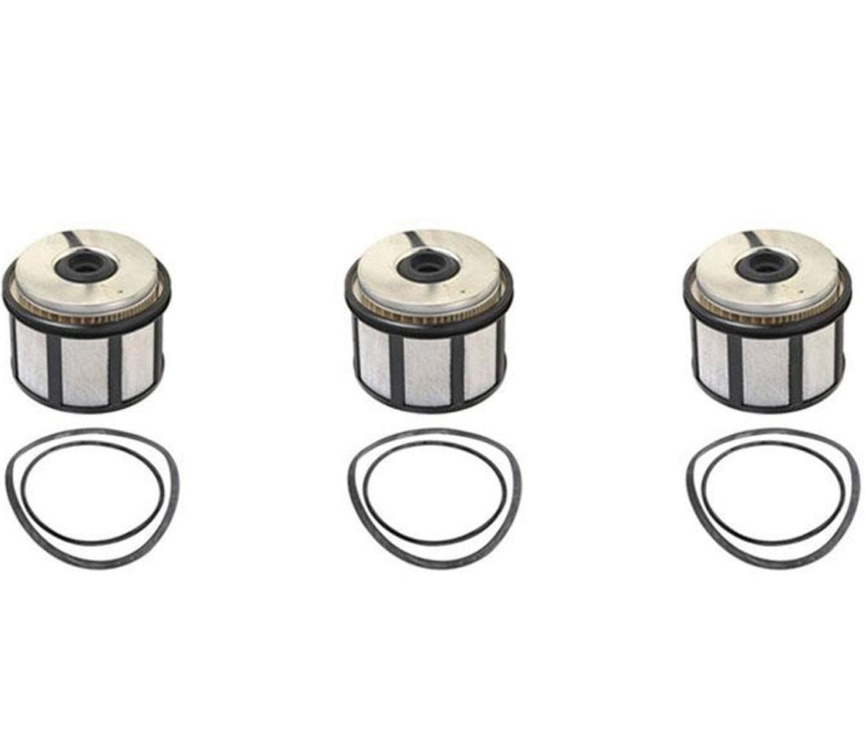 For 99-03 Ford F250 SUPER-DUTY 7.3L Diesel Turbo Fuel Filter With Cap 3pc