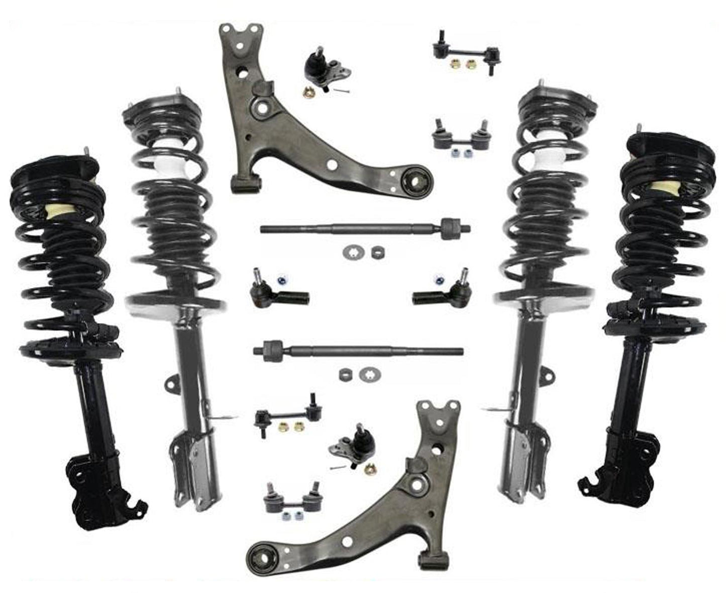 Nuevo kit de chasis de dirección y suspensión delantera y trasera para Toyota Corolla 96-02