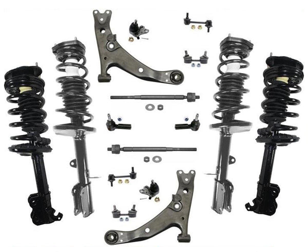 New Front & Rear Suspension and Steering Chassis Kit for Toyota Corolla 96-02