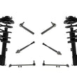 Front Complete Struts Inner & Outer Tie Rods & Links For Nissan Murano 2003 2004