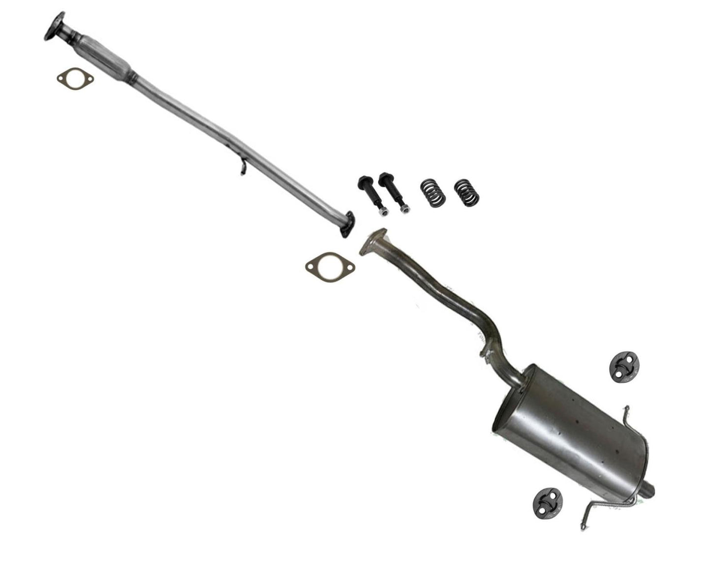 Resonator Pipe Rear Muffler Exhaust System for Subaru Forester 1999 2000 2002