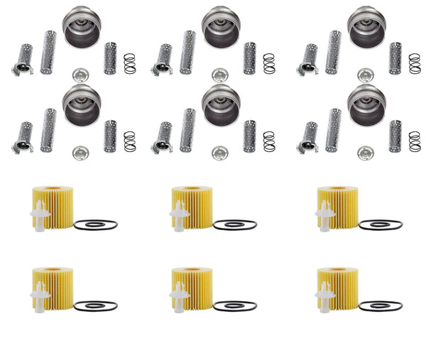 Replacement Parts For Engine Oil Filter Cover 2007-19 Lexus ES350 W Filter 12pc