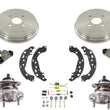 Fits Toyota Yaris 2008-2013 Brake Drums and Brake Shoes W/ Springs Hub Bearings