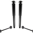 Rear Shocks Rear Sway Bar Stabilizer Links 4pc for Jeep Wrangler 97-06