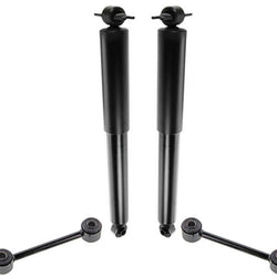 Rear Shocks Rear Sway Bar Stabilizer Links 4pc for Jeep Wrangler 97-06