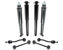 Front Rear Shocks & Sway Bar Links 8pc Chassis Kit for Jeep Wrangler 1997-2006