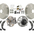 Tambores traseros Zapatas de freno Hardware de resorte y rodamientos de buje ABS para Toyota Yaris 06-15