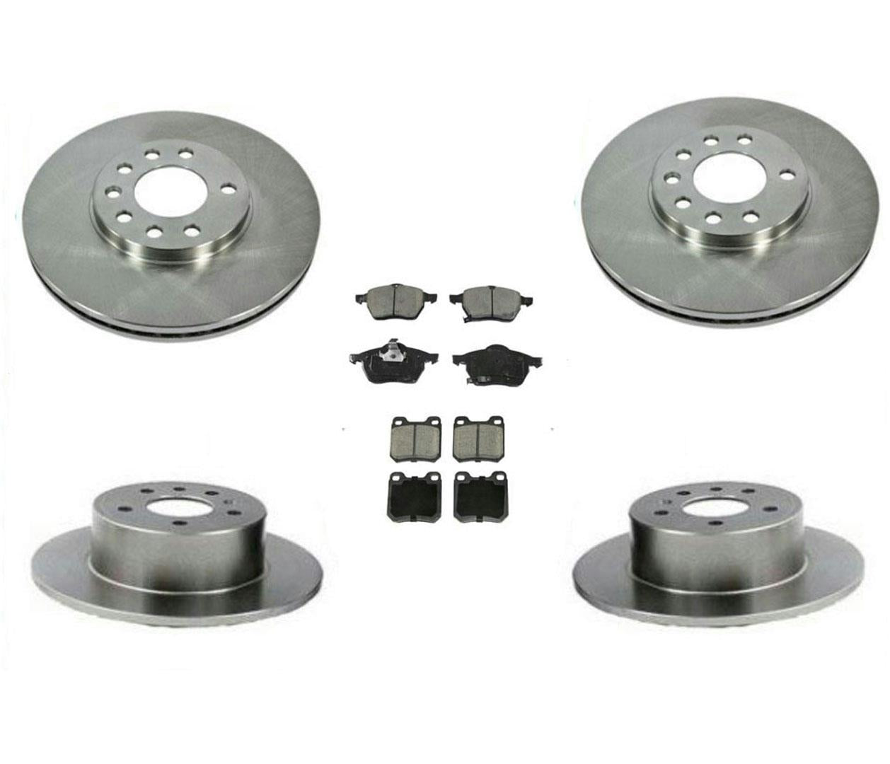 for 2000 2001 2002 2005 Saturn L100 L200 Front & Rear Rotors & Disc Brake Pads