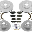 Disc Brake Rotors Pads for Toyota Sienna Van W 4 Wheel Disc Brakes 04-10 8pc