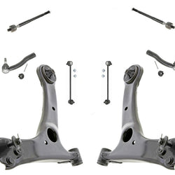 Kit de chasis de 10 piezas, brazos de control inferiores, juntas esféricas, varillas de amarre, enlace para Prius 04-09
