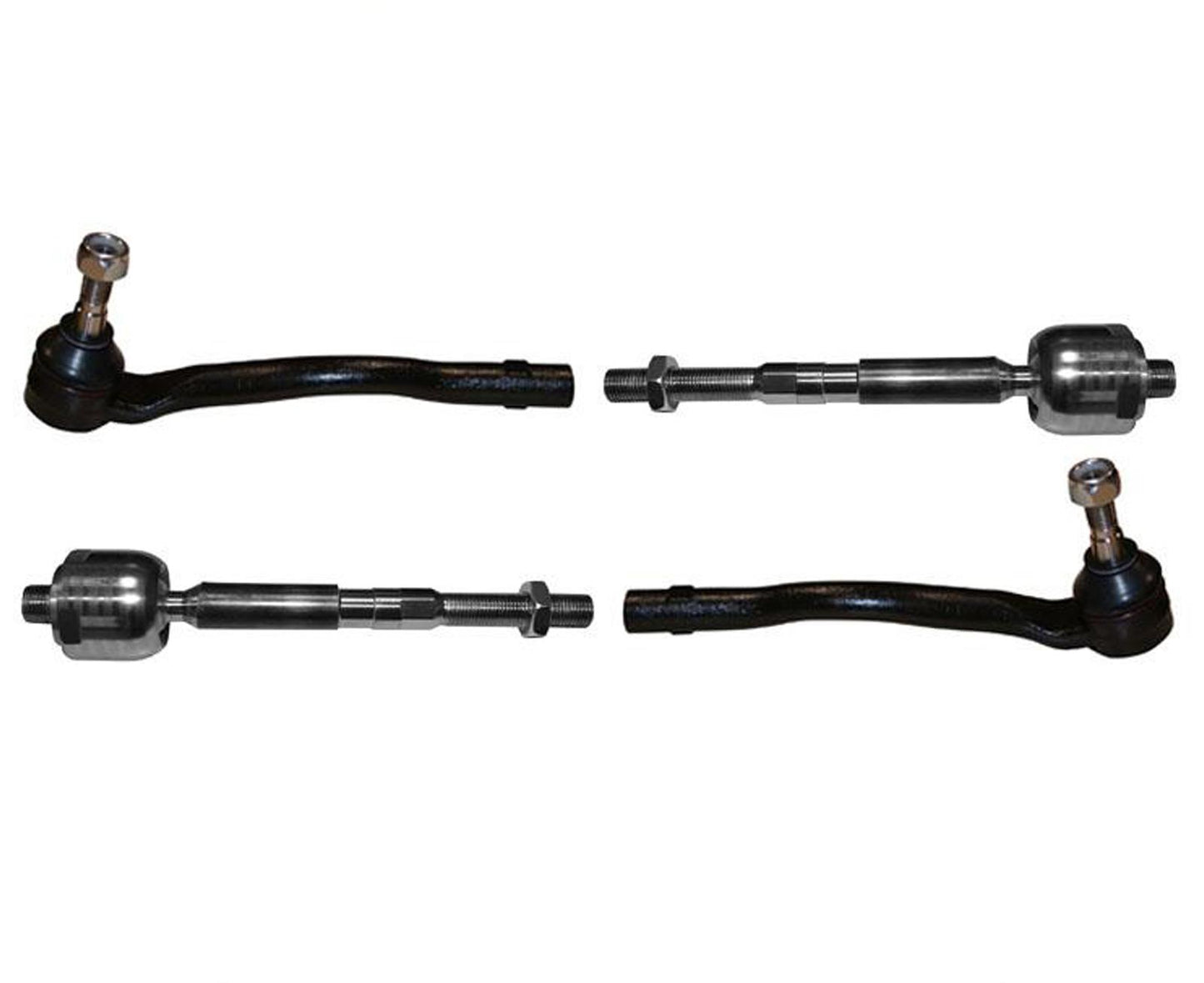 Kit de 4 extremos de barra de acoplamiento interior y exterior delantero para Mercedes-Benz ML320 ML350 2007-2011