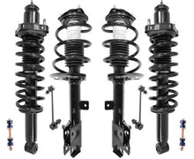 Puntales de resorte helicoidales delanteros y traseros para Jeep Patriot y Compass 2016-2017, 8 piezas