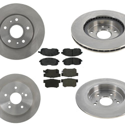 Piezas de repuesto para rotores de freno de disco Suzuki SX4 FR 2007-2008 con pastillas de freno 6p