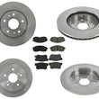 Replacement Parts For 2009-2013 Suzuki SX4 F R Disc Brake Rotors W Brake Pads 6p