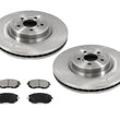 Front Brake Rotors & Ceramic Pads fits for Subaru Legacy V6 3.0L 2008-2009