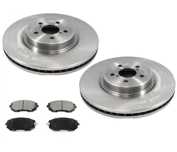 Front Brake Rotors & Ceramic Pads fits for Subaru Legacy V6 3.0L 2008-2009