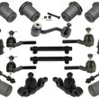 Tie Rods Idler Arm Bushings Ball Joints Kit For 1970-1972 Dodge Charger 16pc