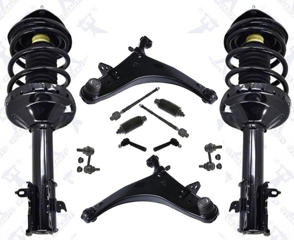 Resortes helicoidales brazos de control bola J varillas enlaces para 06-14 Subaru Tribeca 12 piezas