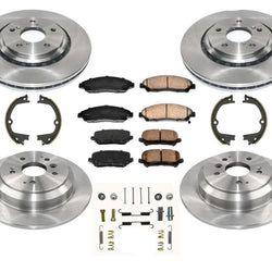Front & Rear Brake Rotors Brake Pads for Honda Pilot Kit 2016-2019 8pc