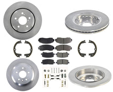Rotores de disco de freno, pastillas de freno de cerámica para Honda Passport 2019-2020, 8 piezas