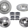 Rotores de freno de disco Pastillas de freno de cerámica para Acura MDX 2014-2017 3.5L Eng 6 piezas