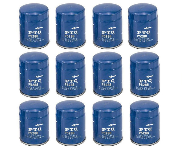12 PTC Oil Filters 12 Pack Kit for Chevrolet Colorado Gmc Canyon 3.5L 3.7L