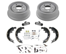 Rear Brake Drums 9 x 2.5 Inch & Brake Shoes for Jeep Wranger 8pc 1991-1998