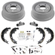 Rear Brake Drums 9 x 2.5 Inch & Brake Shoes for Jeep Wranger 8pc 1991-1998