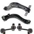 Rear Left & Right Upper Control Arms & Sway Bar Links for Honda Civic 2006-2011