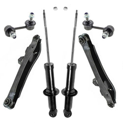 Rear Shocks Lower Rearwards Control Arms Sway Bar Links for Jeep Patriot 07-09