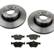 Fits 2008-2013 BMW 128i Front Brake Rotors & Front Ceramic Brake Pads