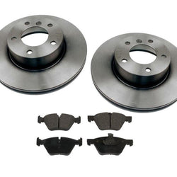 Fits 2008-2013 BMW 128i Front Brake Rotors & Front Ceramic Brake Pads