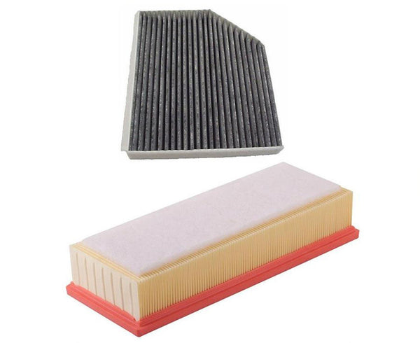 Cabin & Engine Air Filters for Audi A4 A4 Quattro  2010-2016 2pc Kit