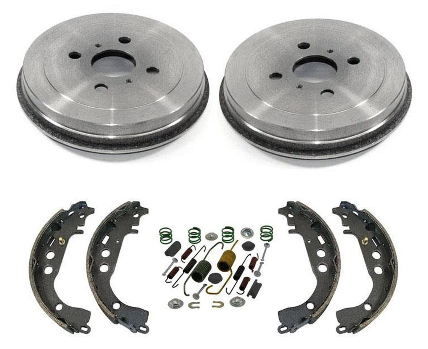 Rear Brake Drums & Organic Brake Shoes For Scion Xa Xb 2004 2005 2006