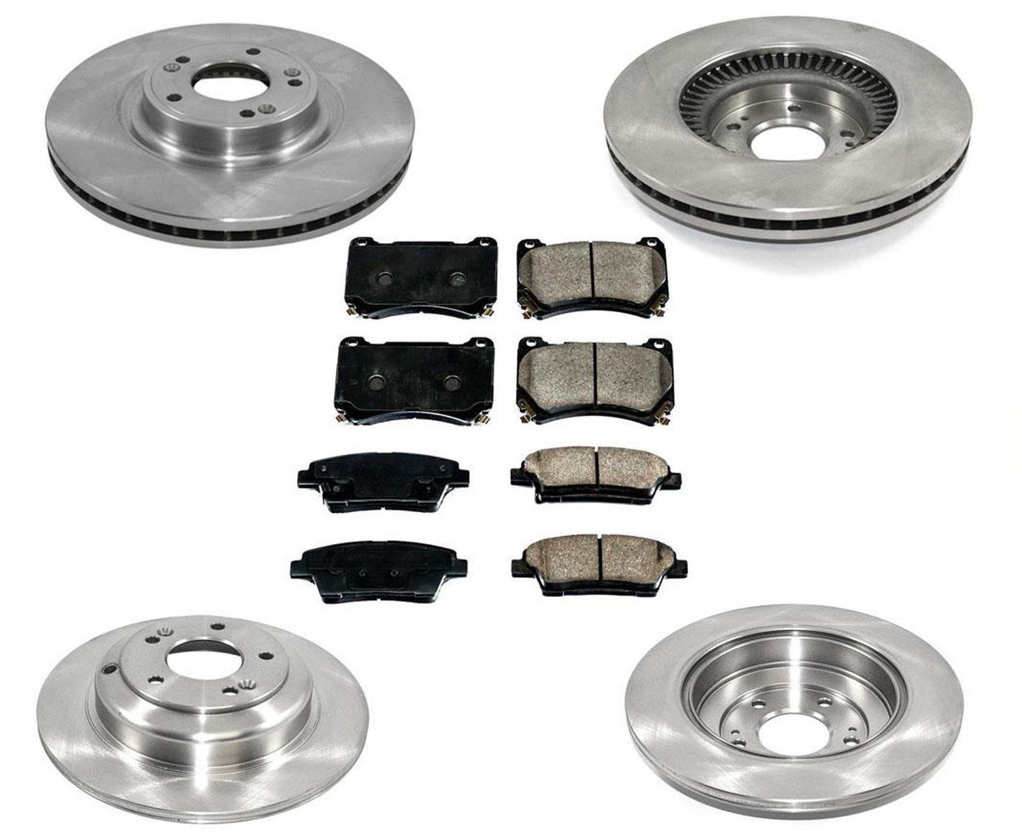 Rotores de disco y pastillas de freno de cerámica para Hyundai Genesis 3.8L 12-14 4 puertas Sedan