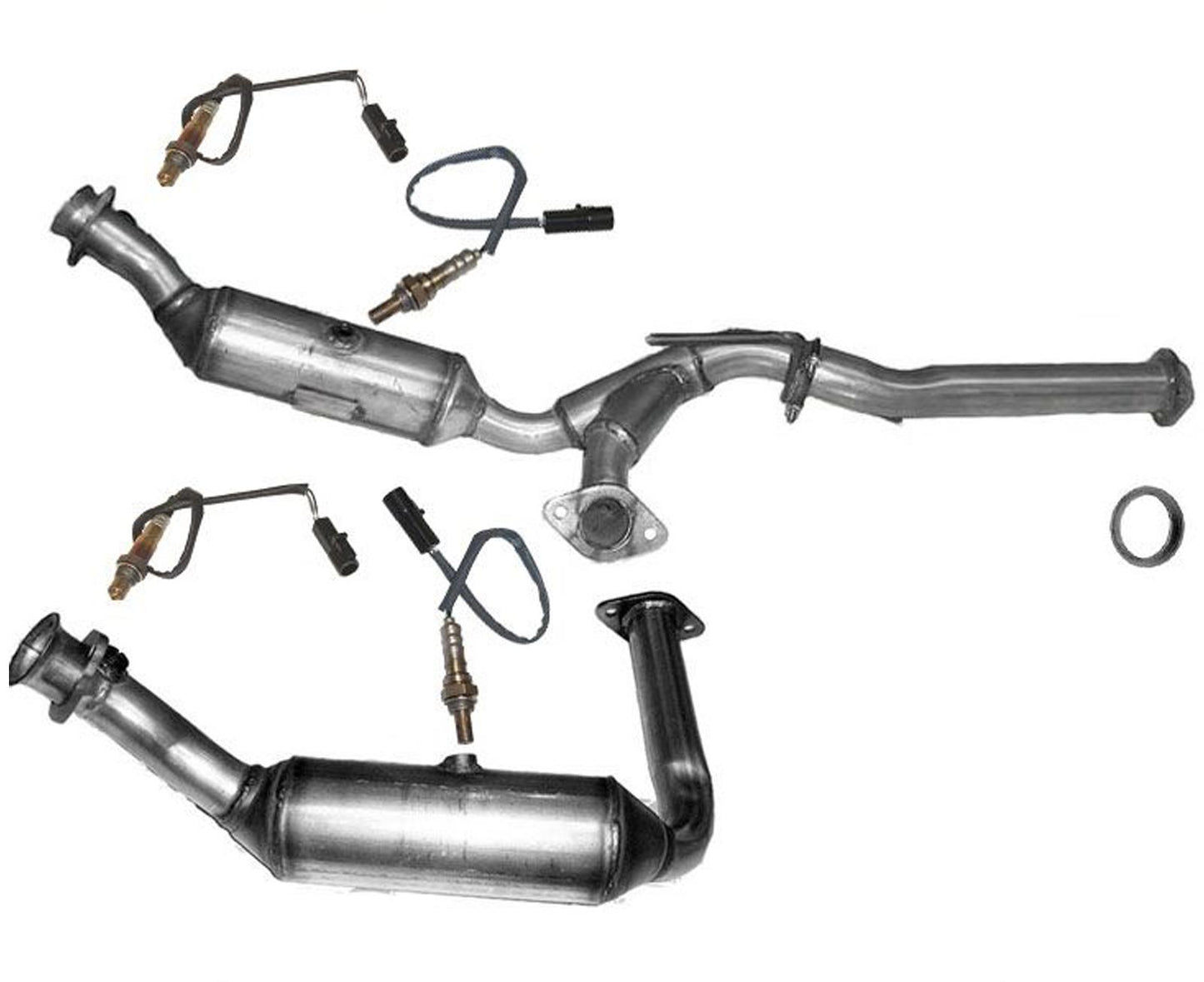 Convertidores catalíticos de tubo en Y delantero y sensores de O2 para Ford Ranger 4.0L 07-11