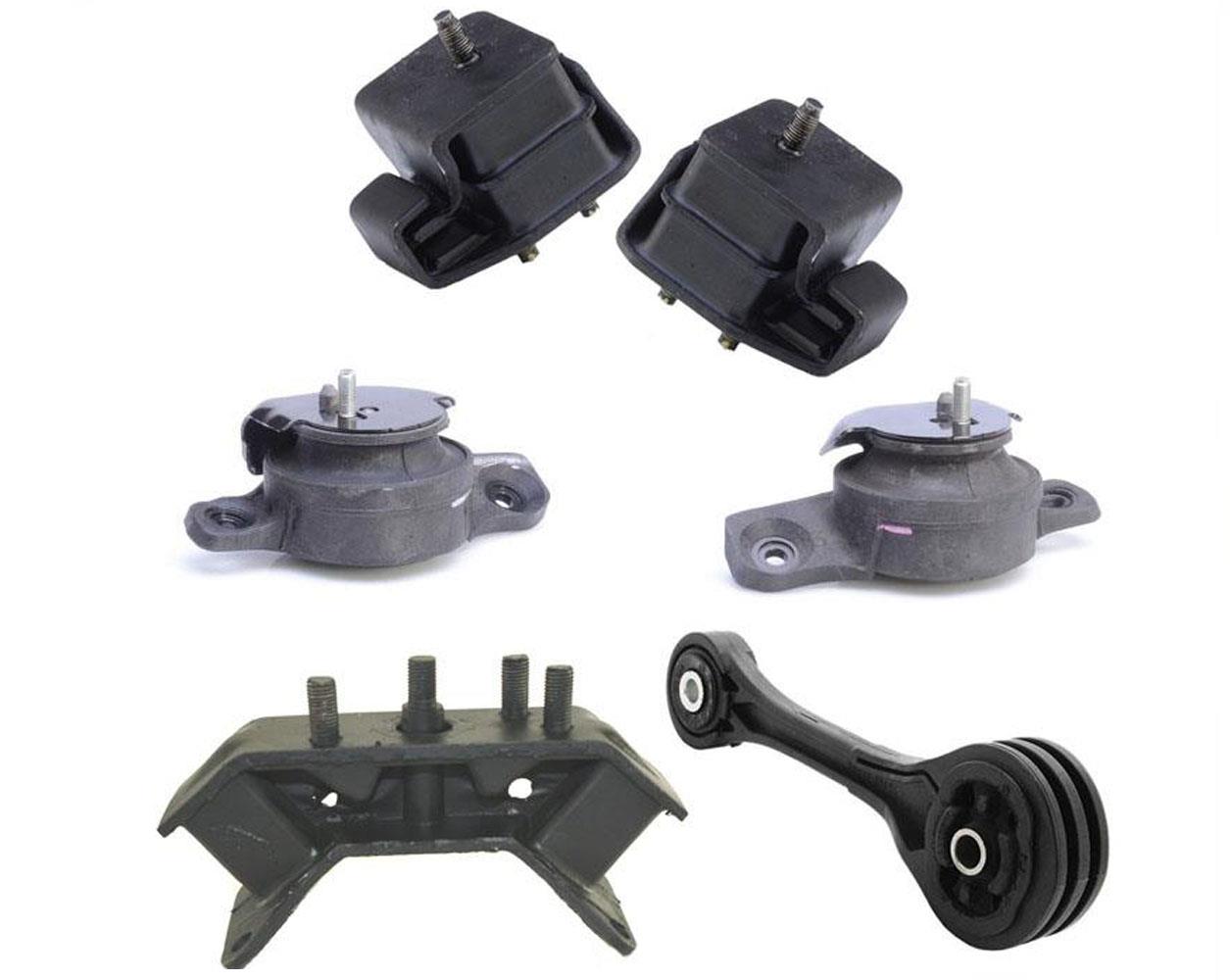 6pc Engine & Automatic Transmission Mounts for Subaru Legacy 2001-2004 2.5L