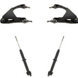 97-01 Prelude Brazos de control superiores traseros Amortiguadores traseros y soportes de choque Kit de 6 piezas