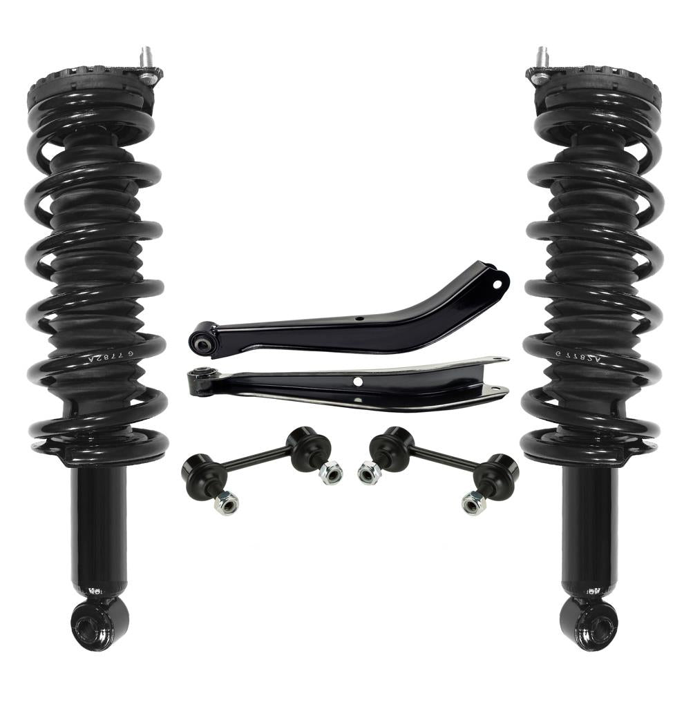 Puntales traseros brazos de control inferiores traseros enlaces de barra estabilizadora para Subaru Legacy 05-09