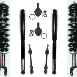 06-08 for Ram 1500 Pick Up 4 Wheel Dv 5 Stud Rim Spring Strut Lower Ball Jt 8Pc