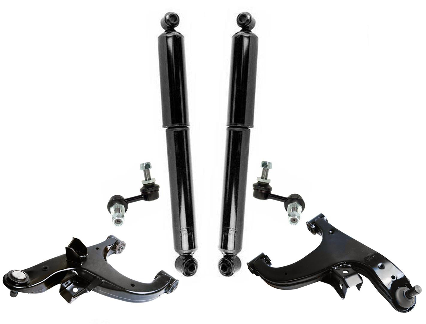 Brazos de control inferiores de choque trasero, enlaces de barra estabilizadora para Nissan Pathfinder 2005-2012