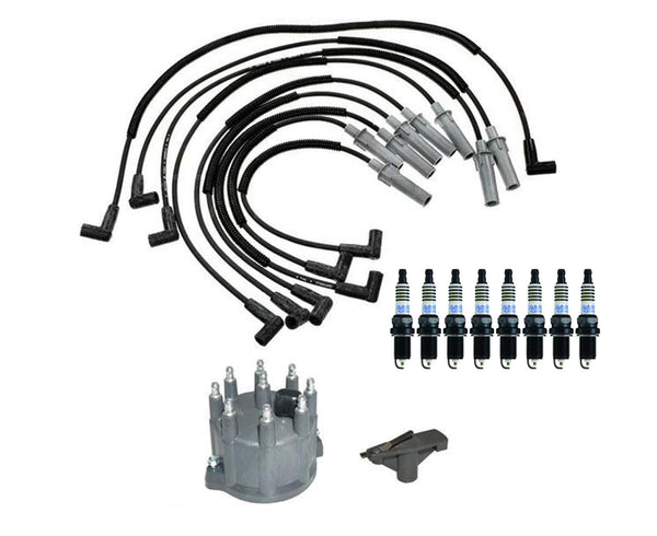 FIts 1994-03 Dodge Ram Pick Up & Van 5.2L 5.9L Wires Cap & Rotor & Spark Plugs