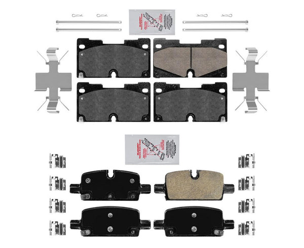 Replacement Parts For 2021 Chevrolet Tahoe Front & Rear Ceramic Disc Brake Pads