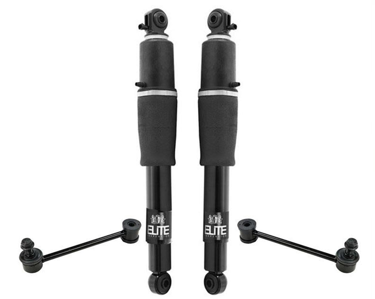 Rear Reman Electronic Leveling Rear Shocks for Cadillac Escalade 4pc 02-14