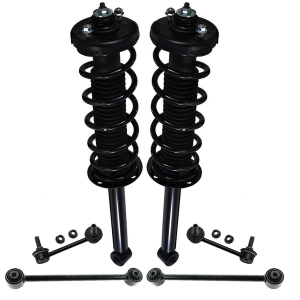 Brazos de control inferiores con puntales de resorte traseros y eslabones de barra estabilizadora para Acura TL 2004-2008