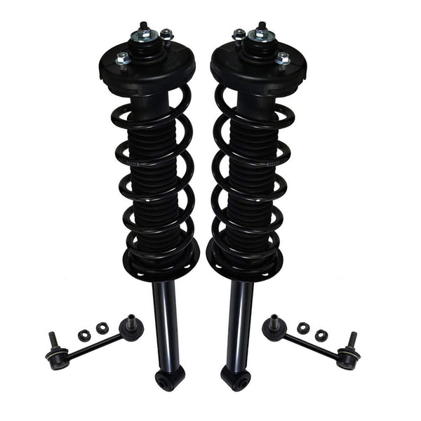 Puntales de resorte traseros completos y eslabones de barra estabilizadora para Acura TL 2004-2008